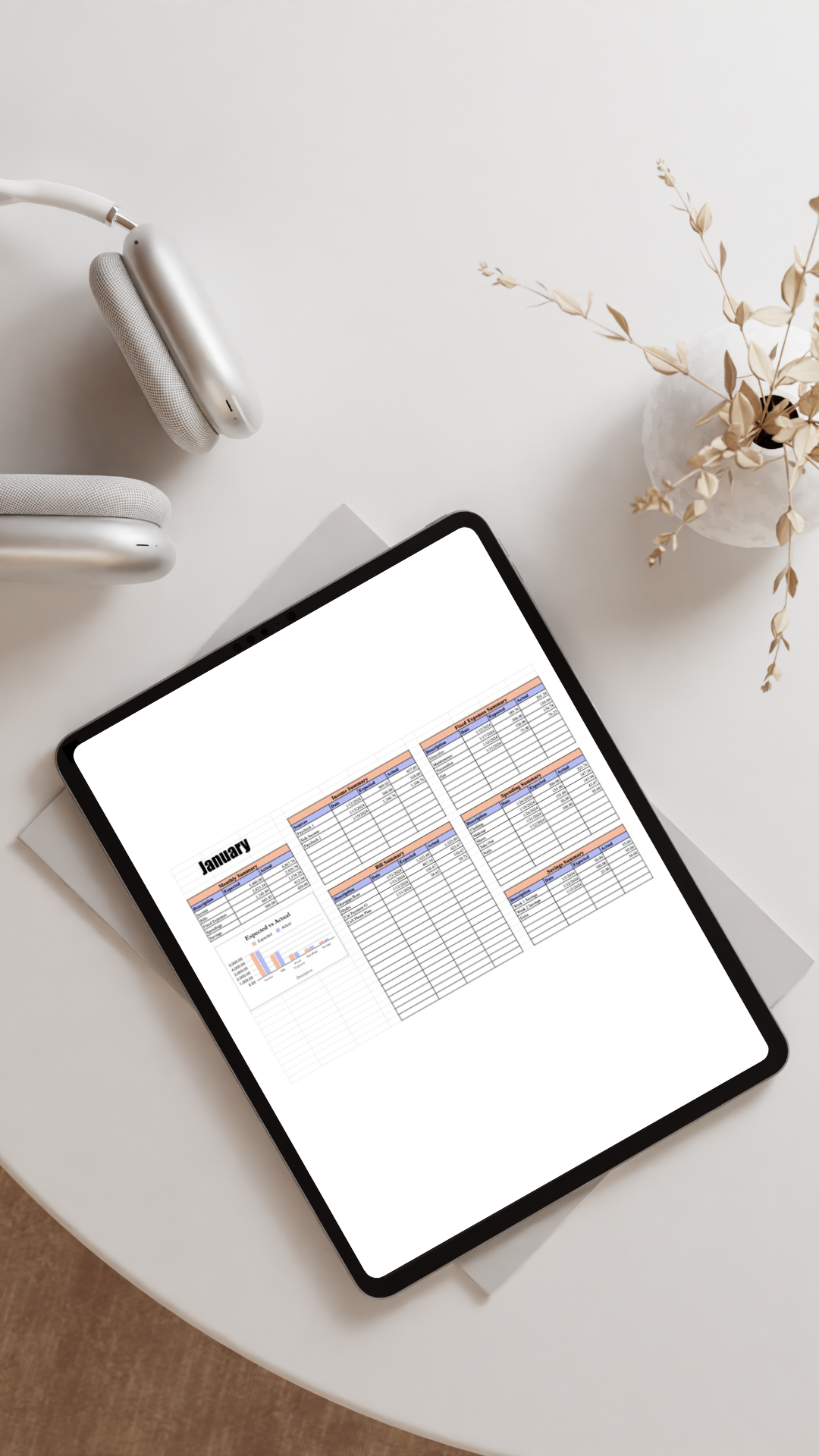 Digital Monthly Budgeting Template