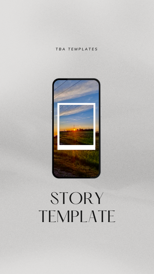 Social Media Polaroid Story Template